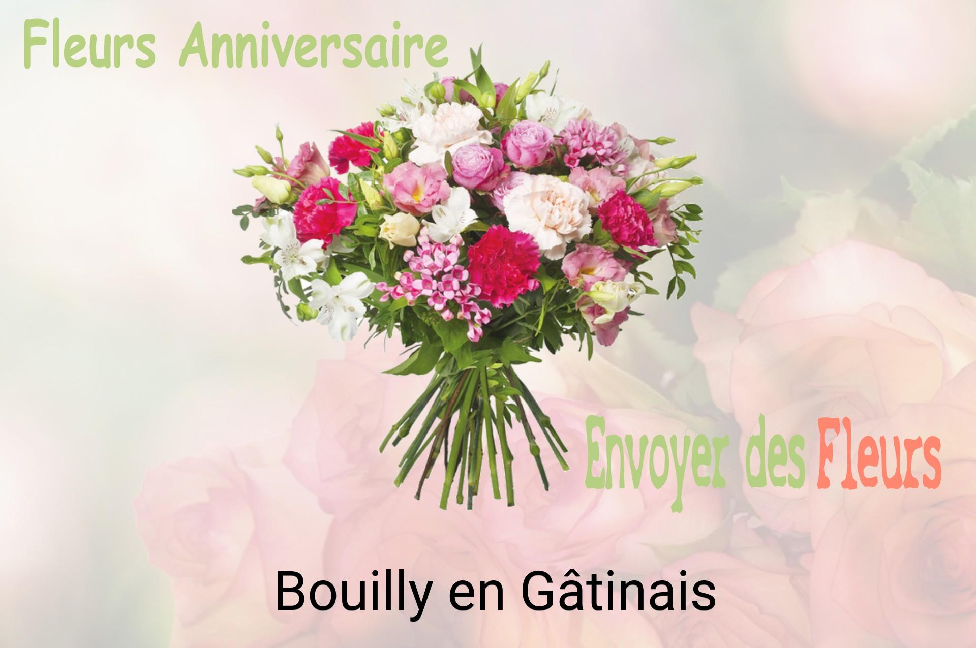Bouquet de fleurs d’anniversaire livré à Bouilly-en-Gâtinais
