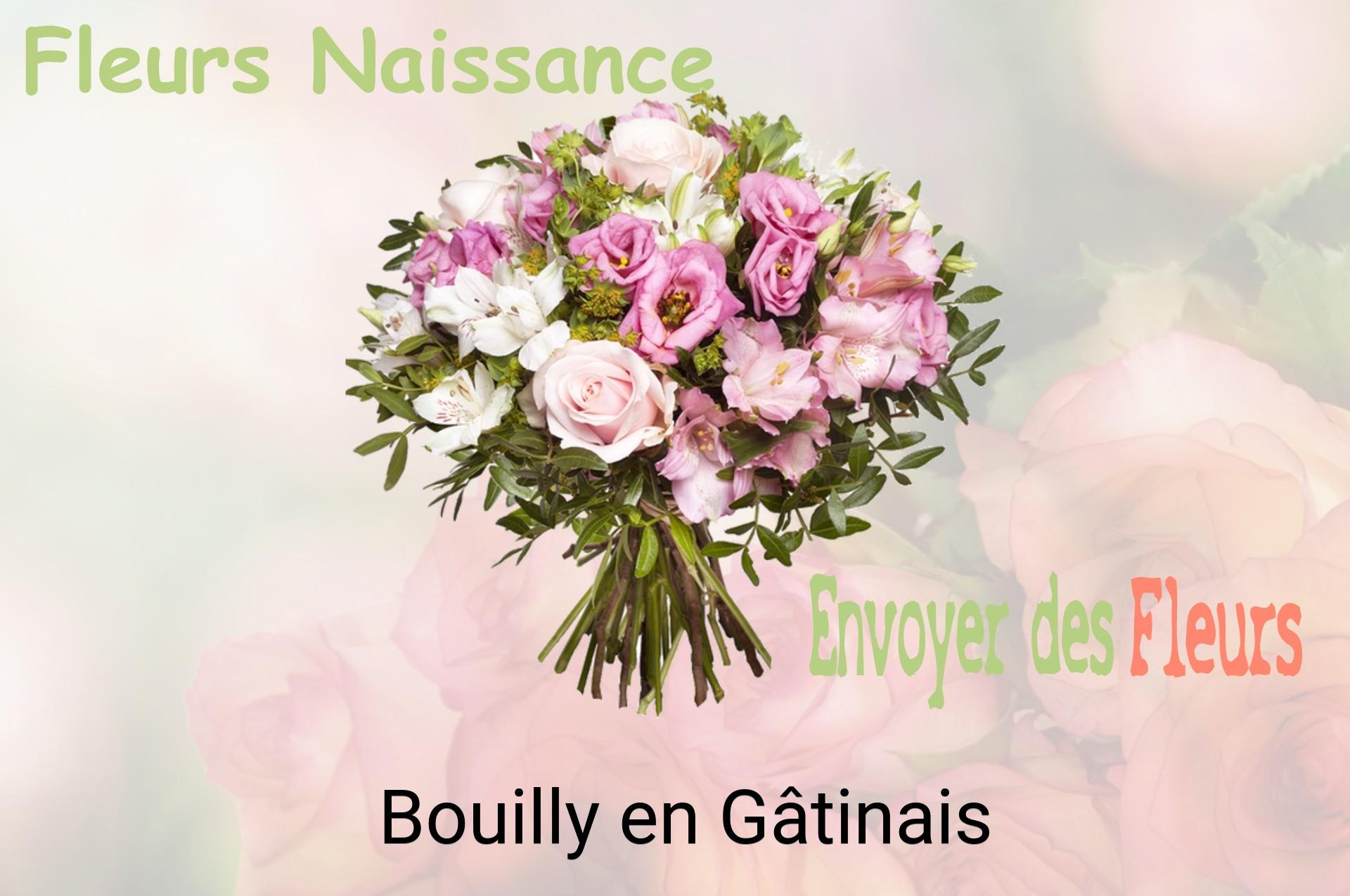 Bouquet de fleurs de naissance livré à Bouilly-en-Gâtinais