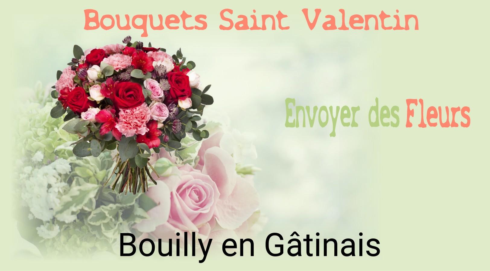 Roses de Saint-Valentin livrées à Bouilly-en-Gâtinais